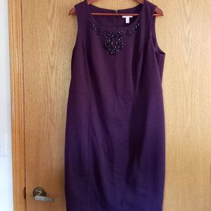 Plum Charter Club Dress 14W